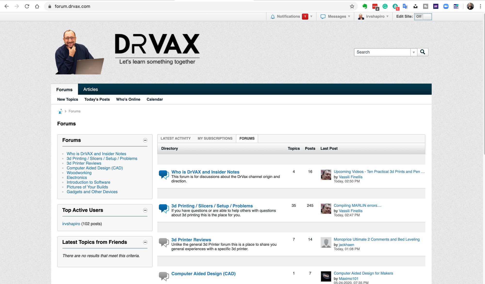 DrVax Discussion Forum